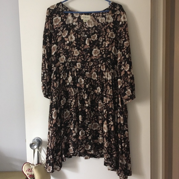 Denim & Supply Ralph Lauren Dresses & Skirts - Denim & Supply Ralph Lauren Black Floral Baby Doll Dress